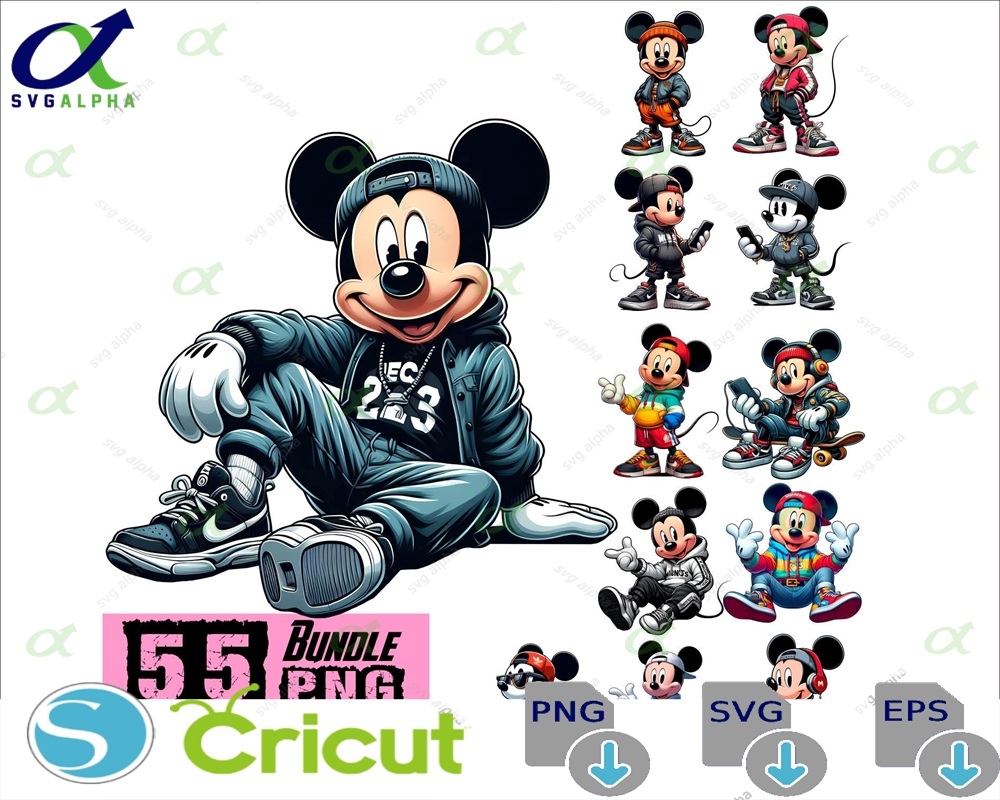 Bundle Mickey Streetwear 55 Png Mouse Design Mickey Png High Resolution Png Design Mouse Streetwear Png